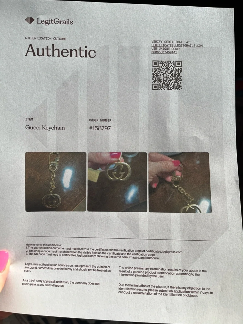 Gucci Gold GG Charm - Picture 9 of 9